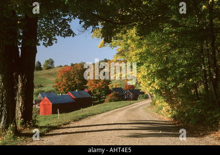 The Jenny Farm during autumn time Redding Vermont Stockfoto