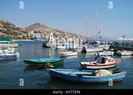 Marina Saranda, Saranda, Grafschaft Vlora, Albanien Stockfoto