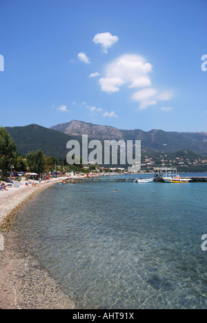 Ipsos Beach, Ipsos, Corfu, Ionische Inseln, Griechenland Stockfoto