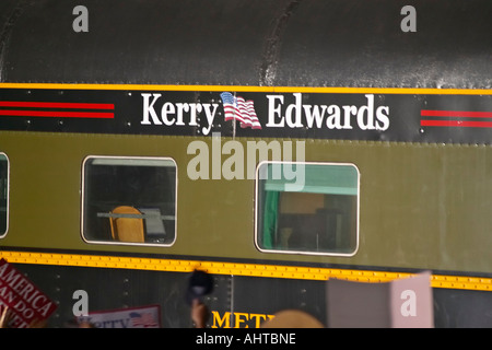 Whistle Stop Kerry Express in ganz Amerika Zug hautnah amerikanischen Südwesten Stockfoto