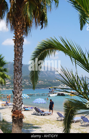 Ipsos Beach, Ipsos, Corfu, Ionische Inseln, Griechenland Stockfoto