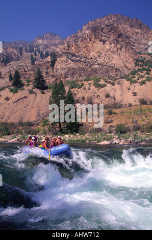 Rafting Middle Fork Lachsfluss Idaho Stockfoto