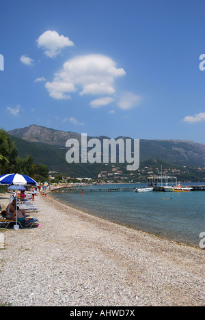 Ipsos Beach, Ipsos, Corfu, Ionische Inseln, Griechenland Stockfoto