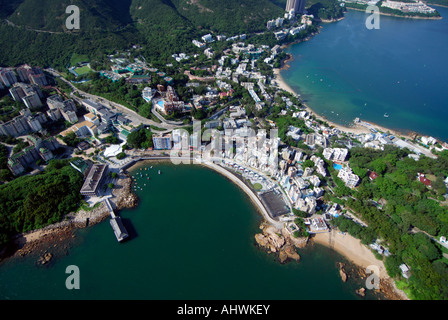 Luftaufnahme der Halbinsel Stanley, Hong Kong, China Stockfoto