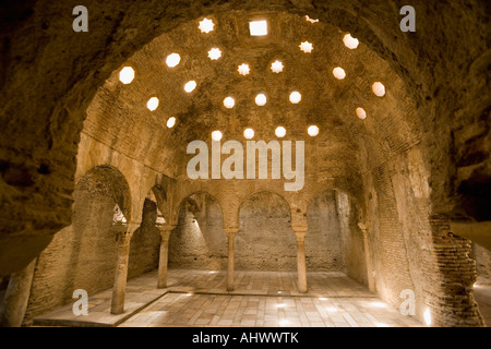 Granada Provinz Granada Spanien das Dampfbad der elften Jahrhundert Arabische Bäder Stockfoto