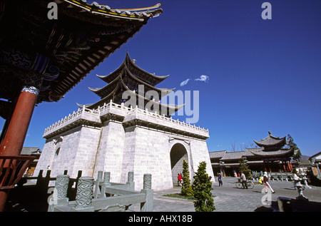 China Yunnan Dali Neustädter Tor Stockfoto