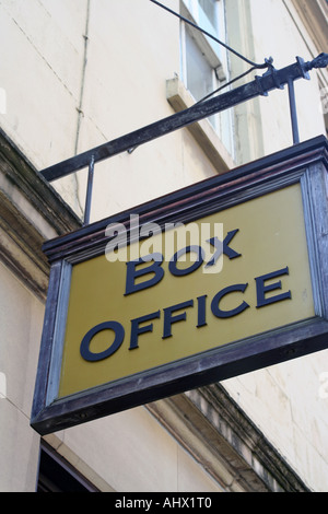 Theater-Box-Office-Zeichen Scotland UK Stockfoto