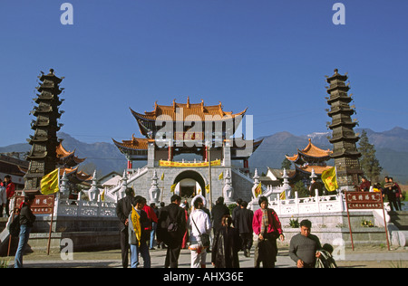 China Yunnan Guanyin Göttin der Barmherzigkeit Tempel Stockfoto
