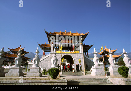 China Yunnan Guanyin Göttin der Barmherzigkeit Tempel Stockfoto