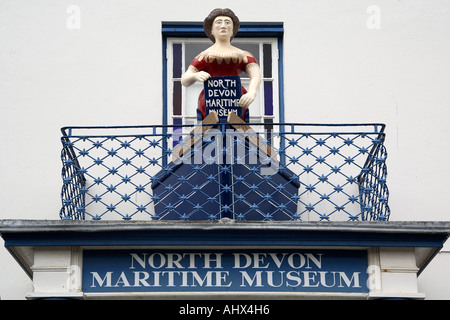 England. Devon. Appledore. Nord-Devon Maritime Museum Stockfoto