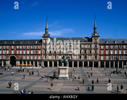 Plaza Mayor, Madrid, Spanien, Europa Stockfoto