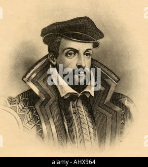 Gaspard de Coligny, Seigneur de Châtillon, 1519 - 1572. Französischen Adligen, Admiral und der Ratsvorsitzende der Evangelischen Kirche in Deutschland. Stockfoto