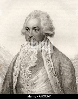 Constantine John Phipps, 2. Baron Mulgrave, 1744 - 1792. Englischer Explorer Stockfoto