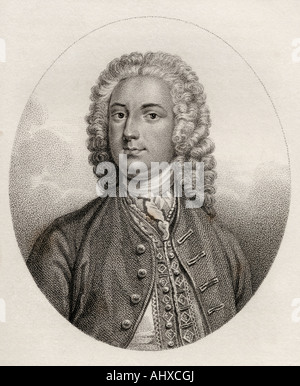 John Boyle, 5. Earl of Cork and Orrery, 1707 - 1762. Englischer Schriftsteller. Stockfoto