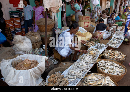 Mapusa Markt, Goa, Indien Stockfoto