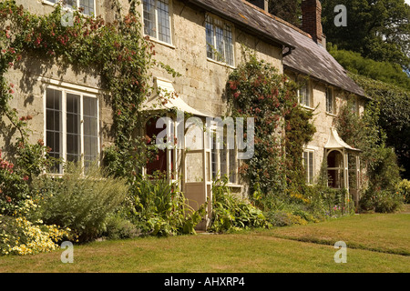 UK Wiltshire spaßen Stourhead Gardens Anwesen auf dem Land Büros und Ferienwohnungen Stockfoto