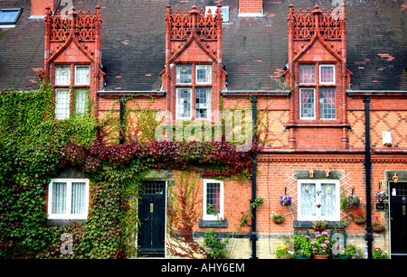 Detail des Gehäuses in Port Sunlight Dorf England Stockfoto