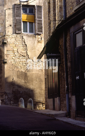 Gasse in Dole, Frankreich Stockfoto