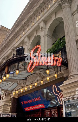 Sinatra im London Palladium theatre Stockfoto