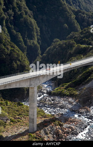 Otira Viadukt Arthur s Pass Westküste Südinsel Neuseeland Stockfoto