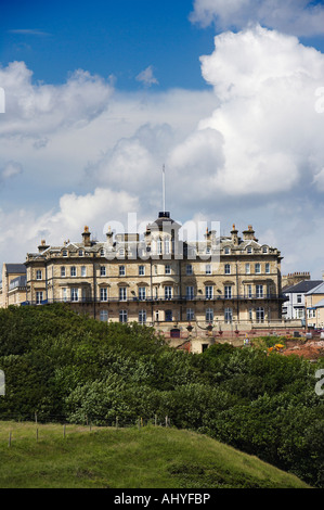 Die ehemalige Zetland Railway Hotel Saltburn North East England Cleveland jetzt Wohnungen Stockfoto