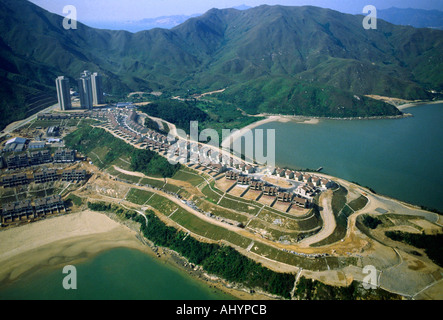 Schnelle Entwicklung im unberührten Sai Kung Hong Kong Stockfoto