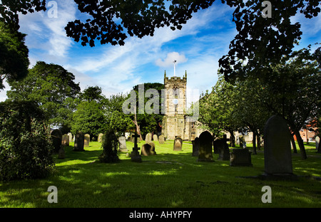 St. Thomas Kirche Brompton Dorf nahe Northallerton North Yorkshire Stockfoto