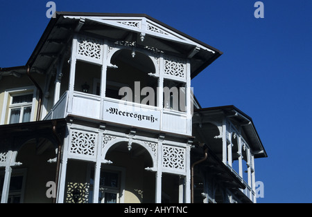 Villa in deutsche Seebad auf Rügen Stockfoto