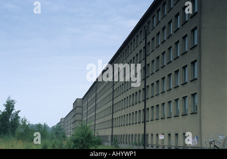 NS-Zeit am Meer Hotel Prora Stockfoto