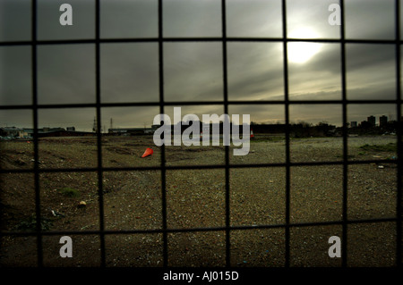 London 2012 vorgeschlagen Olympiagelände, East London, Januar 2004 Stockfoto