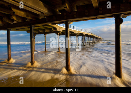 Saltburn Pier Saltburn Yorkshire Küste England Stockfoto