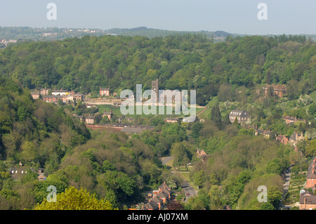 Coalbrookdale in Telford, Shropshire die Wiege der industriellen Revolution Stockfoto