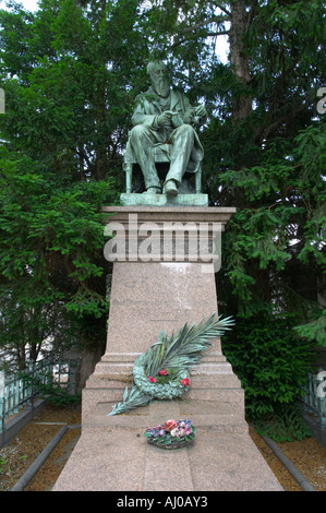 Grab von Zénobe Theophile Gramm belgischer industrieller Erfinder Electrical Engineer bei Pere Lachaise Friedhof Paris Frankreich Stockfoto