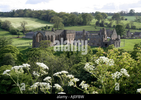 Egglestone Abbey in der Nähe von Barnard Castle County Durham England uk gb Stockfoto