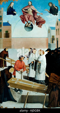 Meister von Alkmaar sieben Werke der Barmherzigkeit 1504 Stockfoto