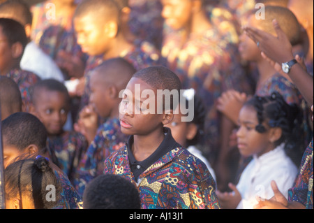 African American Youth Choir, ein Washington D C Stockfoto