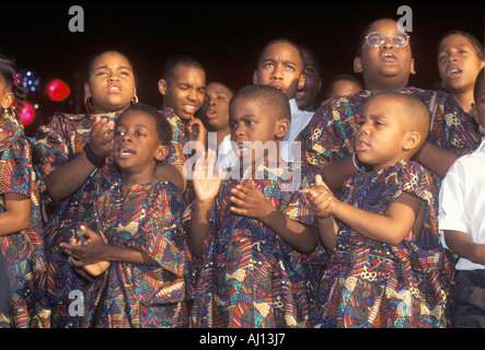 African American Youth Choir, ein Washington D C Stockfoto