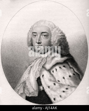 John Perceval, 2. Earl Egmont, 1711 - 1770. Britischer Politiker, politischer Pamphleteer und Genealogist. Stockfoto