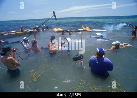 Einheit-Fotografie des Satzes der Versuchung stunt Koordination Miami FL Stockfoto