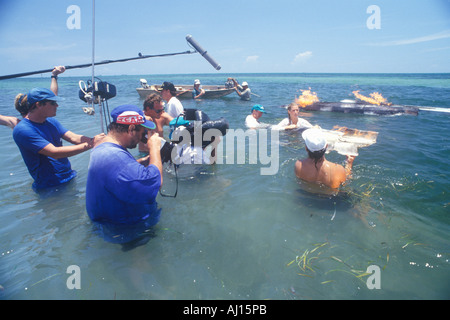 Einheit-Fotografie des Satzes der Versuchung stunt Koordination Miami FL Stockfoto