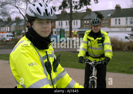 Thames Valley Police East Oxford proaktive Zyklus team Stockfoto