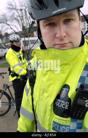 Thames Valley Police East Oxford proaktive Zyklus team Stockfoto