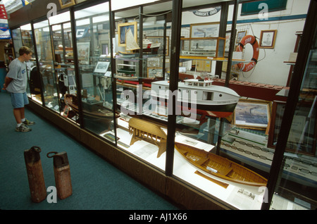 Ohio Lake Erie, Erie County, Sandusky, Sandusky Area Maritime Association, Museum, historische Geschichte Modell Schiff Ausstellung, Besucher reisen traveli Stockfoto