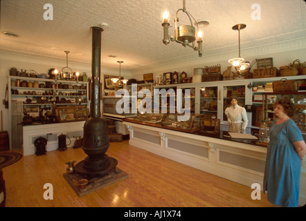 Ohio, OH, Mailand, Erie County, Mittlerer Westen, historisches Museum, Geschichte, Ausstellungsausstellung Sammlung, fördern, Produktprodukte ausstellen Verkauf, Sammlung, edu Stockfoto
