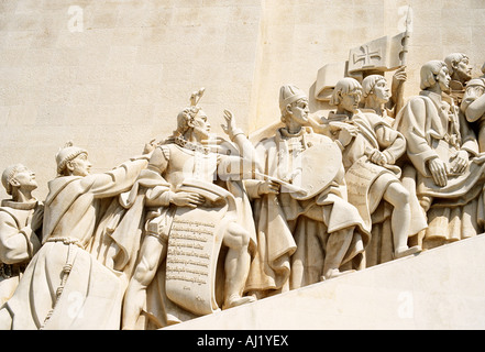 Denkmal, feiert die Voyages of Discovery "segelte von Belem Portugal zB Vasco da Gama Stockfoto