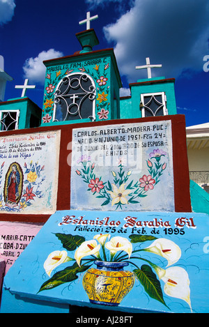 Mexiko, Yucatan State, Hoctun Friedhof Stockfoto