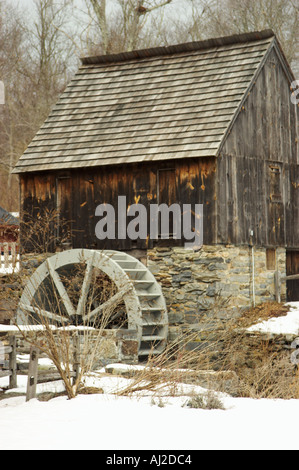 Gilbert Stuart Geburtsort Saunderstown Rhode Island USA im winter Stockfoto