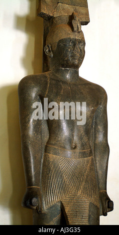 Khartoum archäologisches Museum mit schwarzen Pharao Taharqa Stockfoto