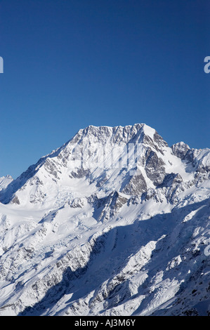 Aoraki Mt Cook Aoraki Mt Cook National Park Südinsel Neuseeland Antenne Stockfoto