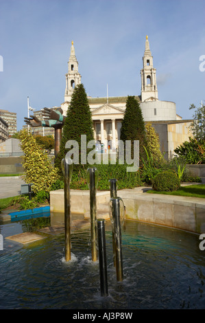 MANDELA GARTEN STADTHALLE LEEDS YORKSHIRE ENGLAND Stockfoto